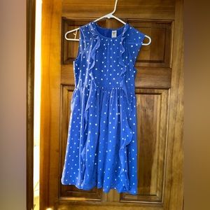 OshKosh blue polka dot girls summer dress size 10/12